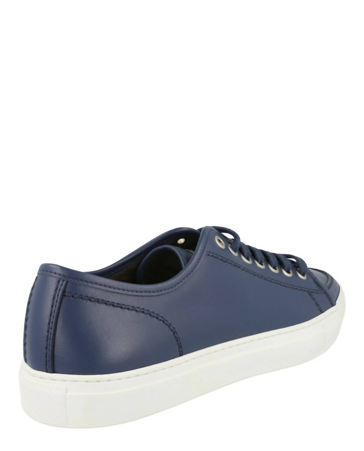 Brioni Men's Leather Low-top Tennis Sneakers in blue - men's sneaker - alternate view