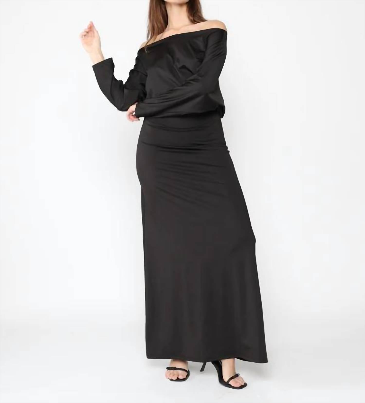 RIPLEY RADER Jersey Girl Cool Dress in black - women's dress