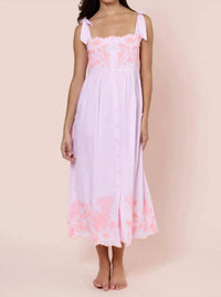 Juliet Dunn - Tie Shoulder Midi Dress