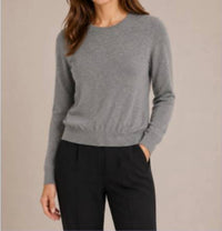 Minnie Rose - Supima Long Sleeve Crew Top
