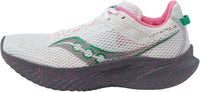 SAUCONY Women's Kinvara 14 Running Shoes in white gravel - women's shoe - detail view
