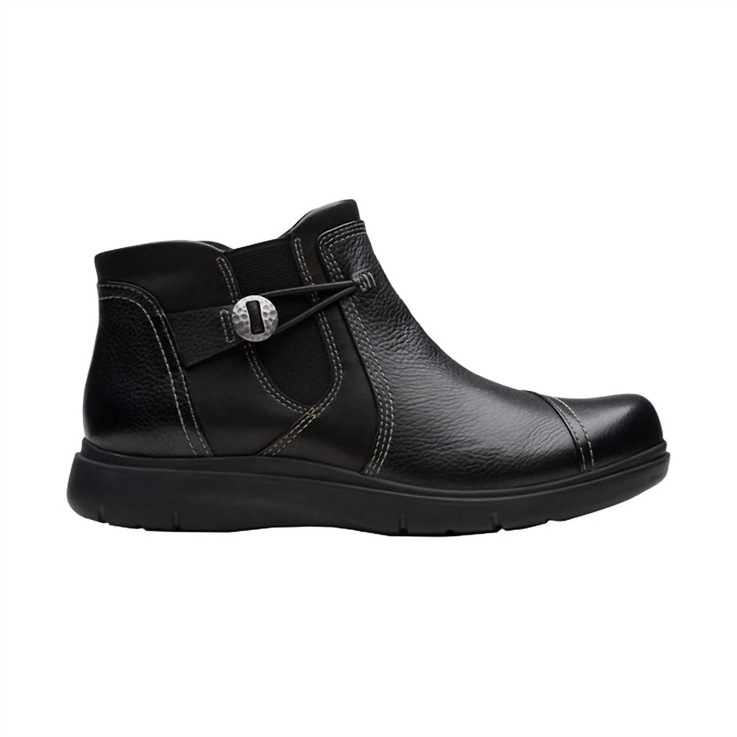 Clarks Women's Certina Joy Ankle Boots in black - women's shoe