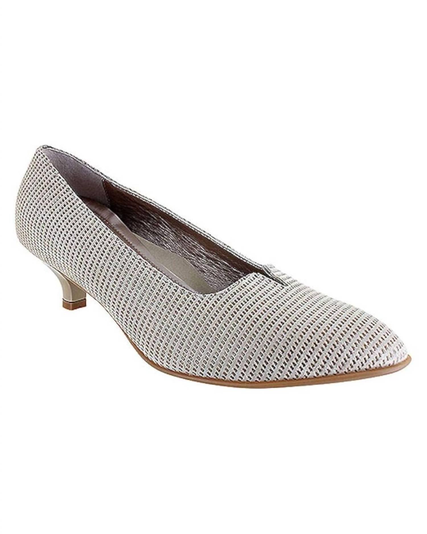 Beautifeel Women's Mystique Pumps in champagne - women's heels - detail view