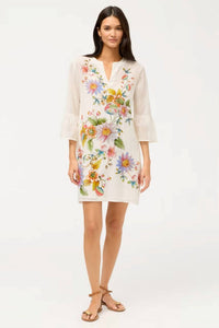 Johnny Was - RUFFLE SLEEVE SLIP DRESS