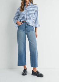 Just Black Denim - Scissor Cut Wide Leg
