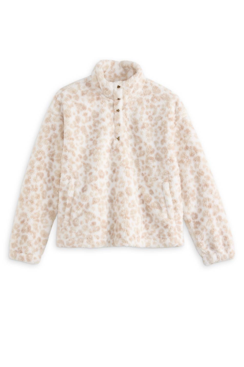 Z Supply - Brooklyn Leo Sherpa Pullover Jacket