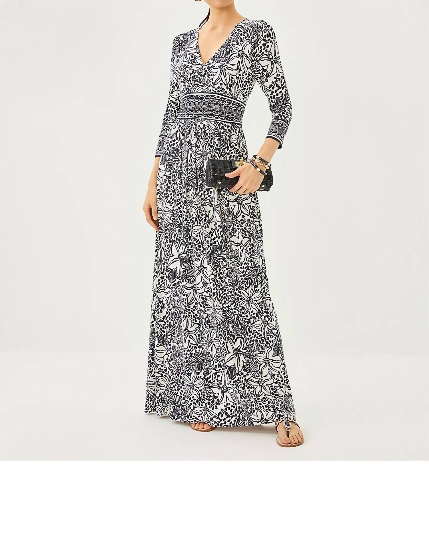 Lilly Pulitzer - Roslynne V-neck Maxi Dress