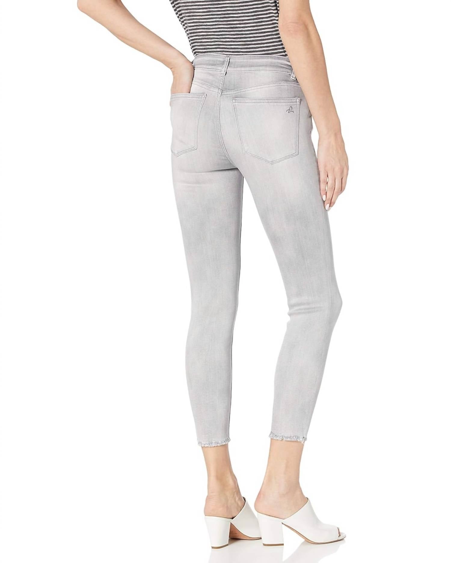 DL1961 - Women's Florence Cropped Jeans in legendary - women's jeans - detail view