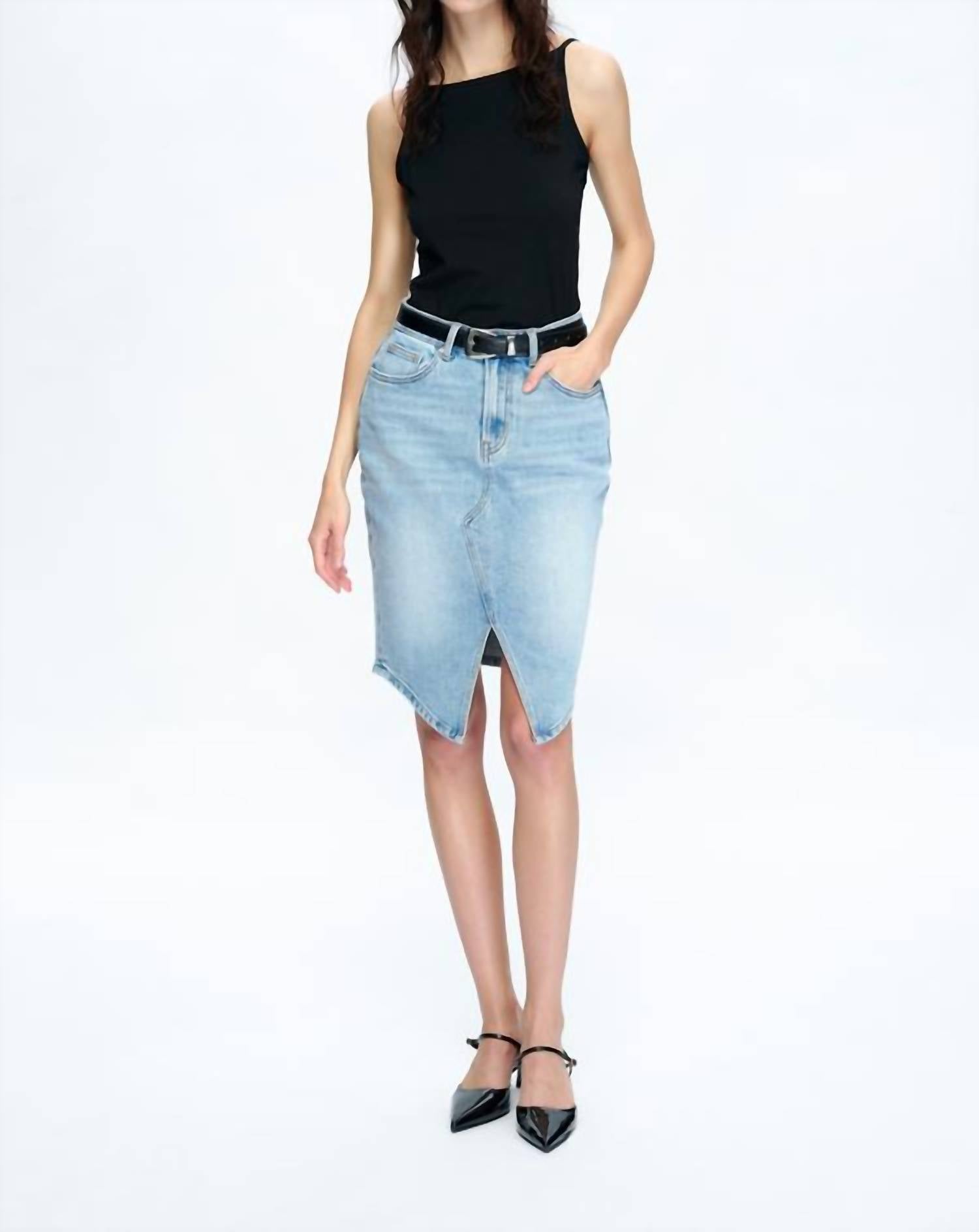 Bayeas - Tara Slit Midi Skirt
