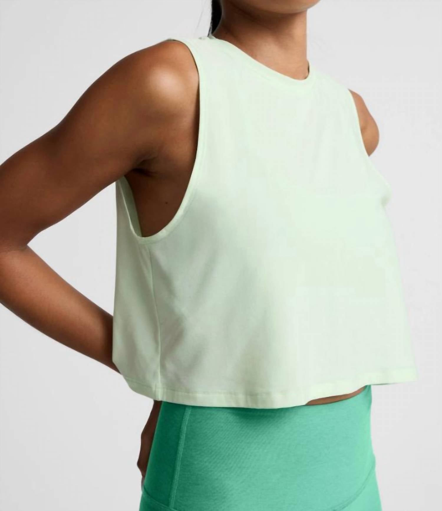 Beyond Yoga - Featherweight Minimal Cropped Tank
