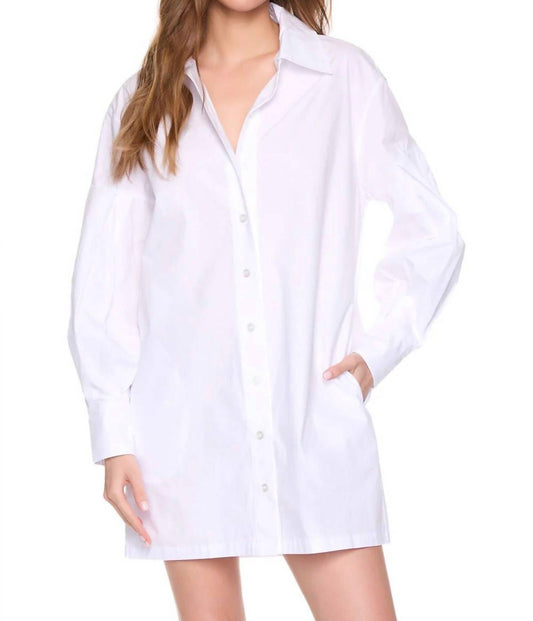 Susana Monaco - Poplin Button-down Shirt Dress