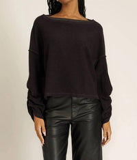 Project Social T - Callie Ruched Sweatshirt