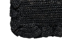 Laggo - Women's Riwana Raffia Ruffle Clutch