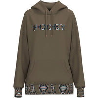 Hooey - Women's Shitake Quilted Aztec Hoodie