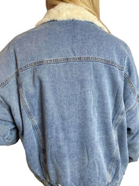 Wishlist - Denim Jacket With Sherpa Lining