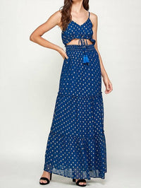En Creme - Cut Out Maxi Dress