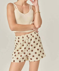 English Factory - Textured Polka Dot Shorts