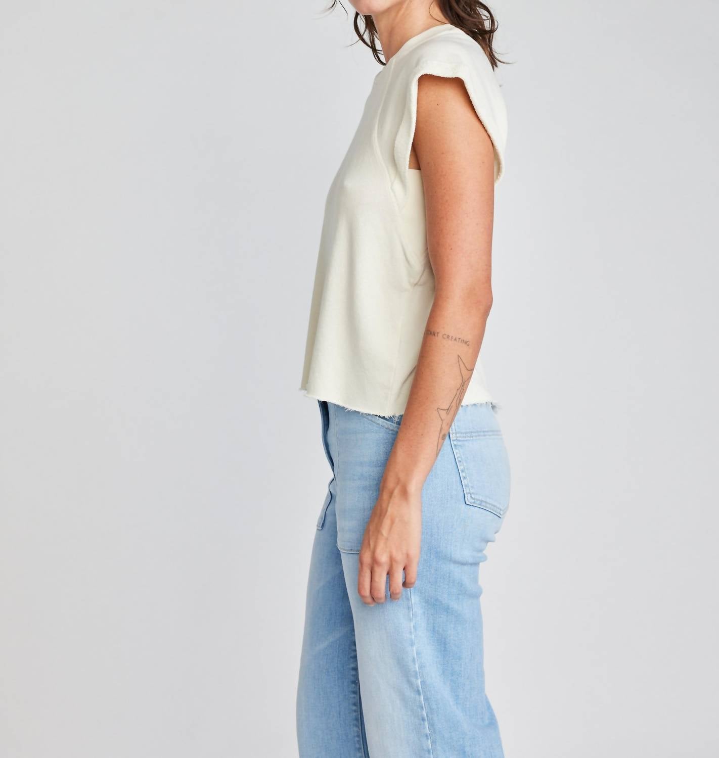 Self Contrast - Wesley Short Sleeve Sweatshirt