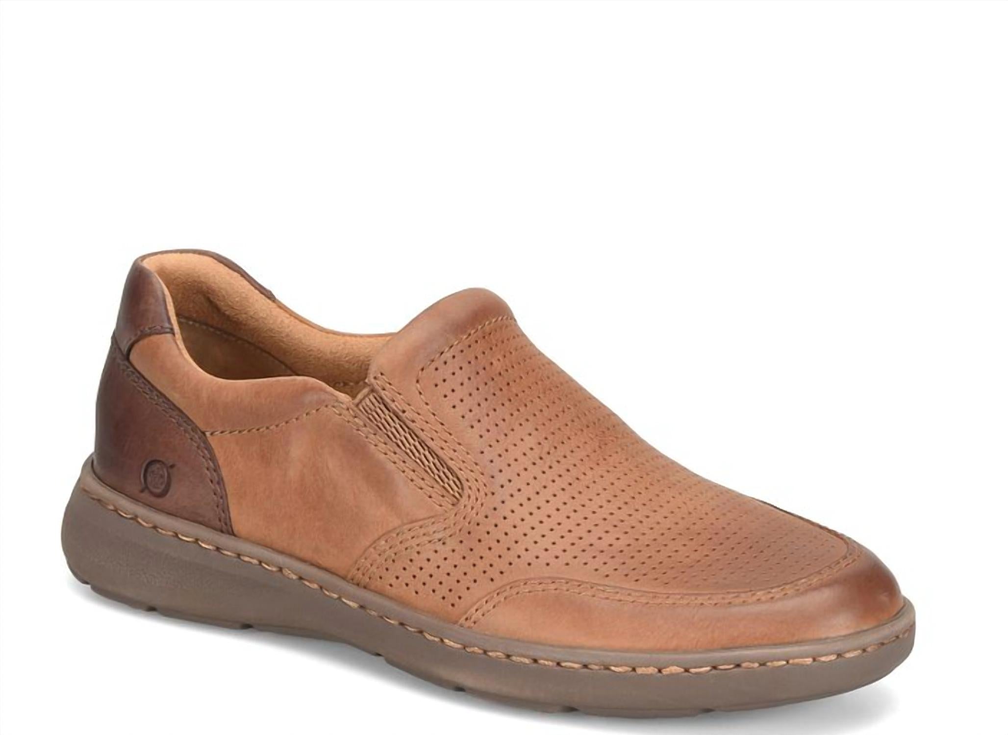 Born Men's Mackay Slip-On in brown - men's loafer