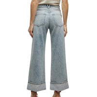 Veronica Beard - Taylor Cuffed Wide-leg Jeans