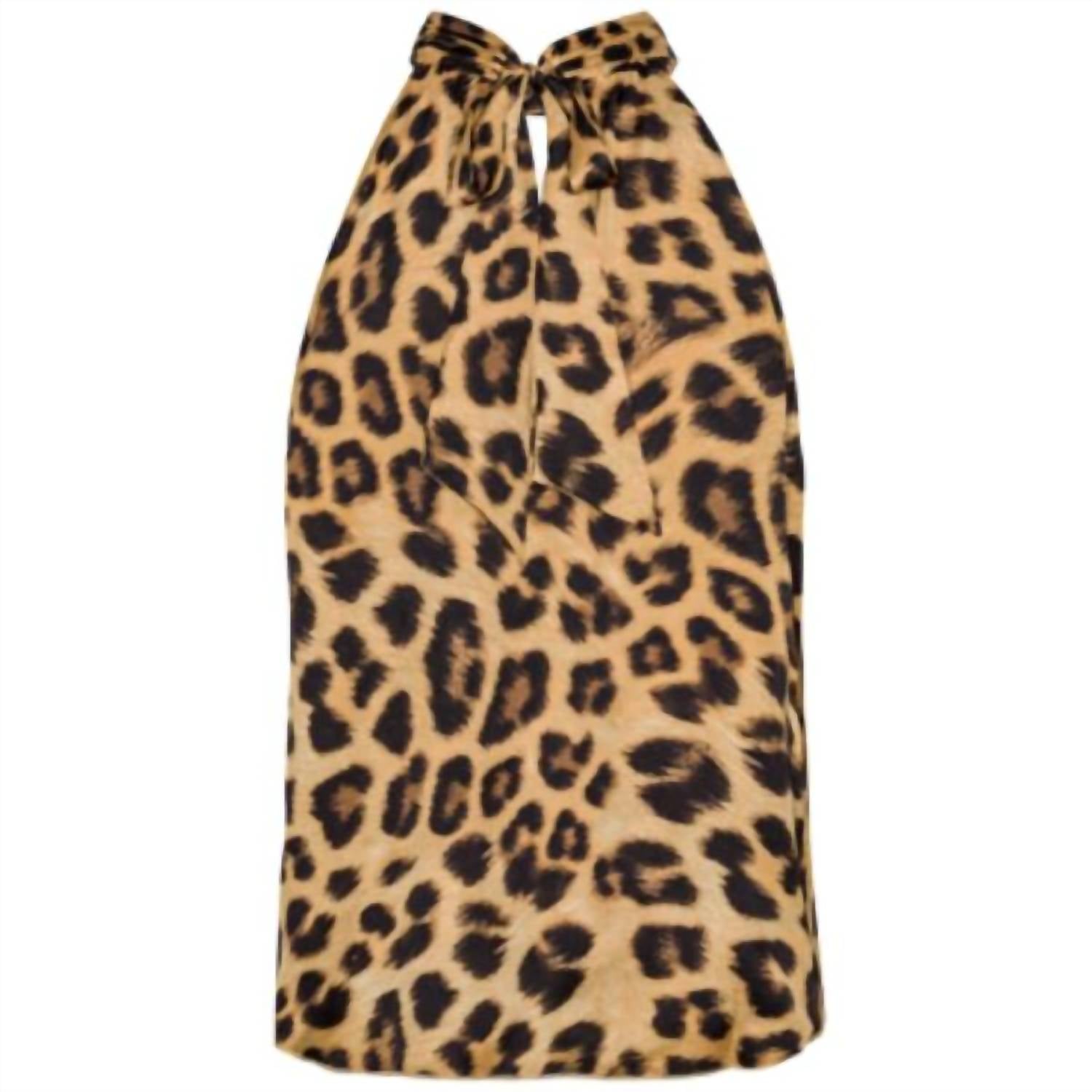 Karmamia WOMEN'S AVA TOP in leopard - women's shirt - detail view
