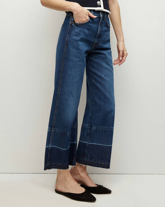 Veronica Beard - Taylor Released Hem Cropped Wide-leg Jean