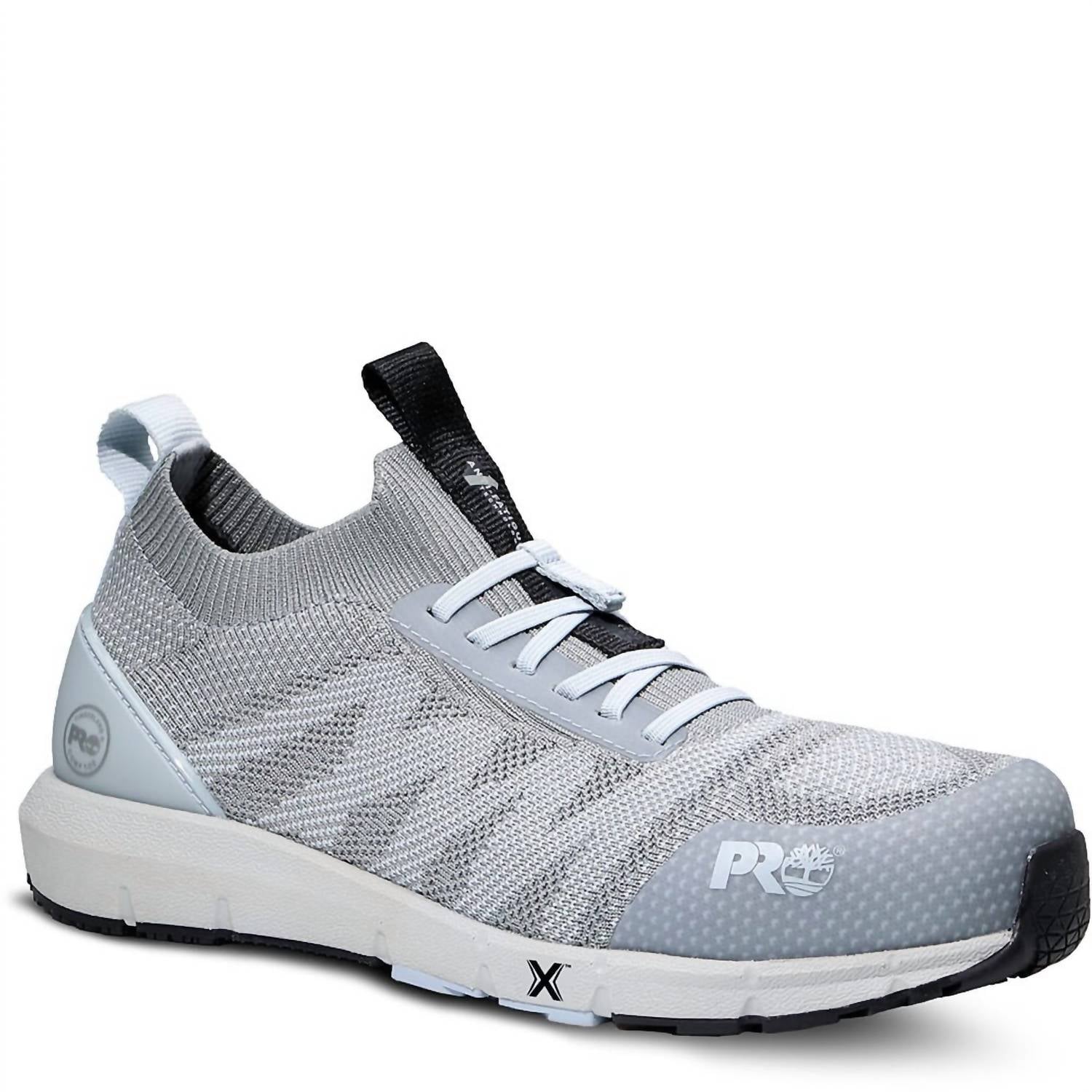 Timberland Women's Close Out Radius Knit Shoe in grey - women's sneaker - detail view