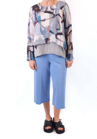 Gerties - Rib Crop Wide Leg Pants
