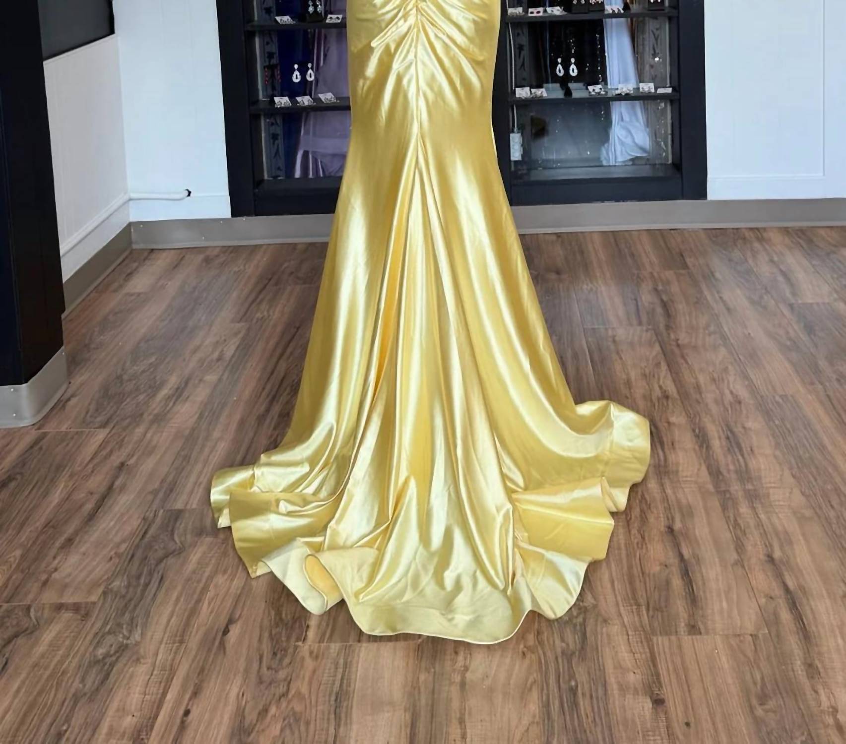 Sherri Hill - Women's Square Neck Sleeveless Dress