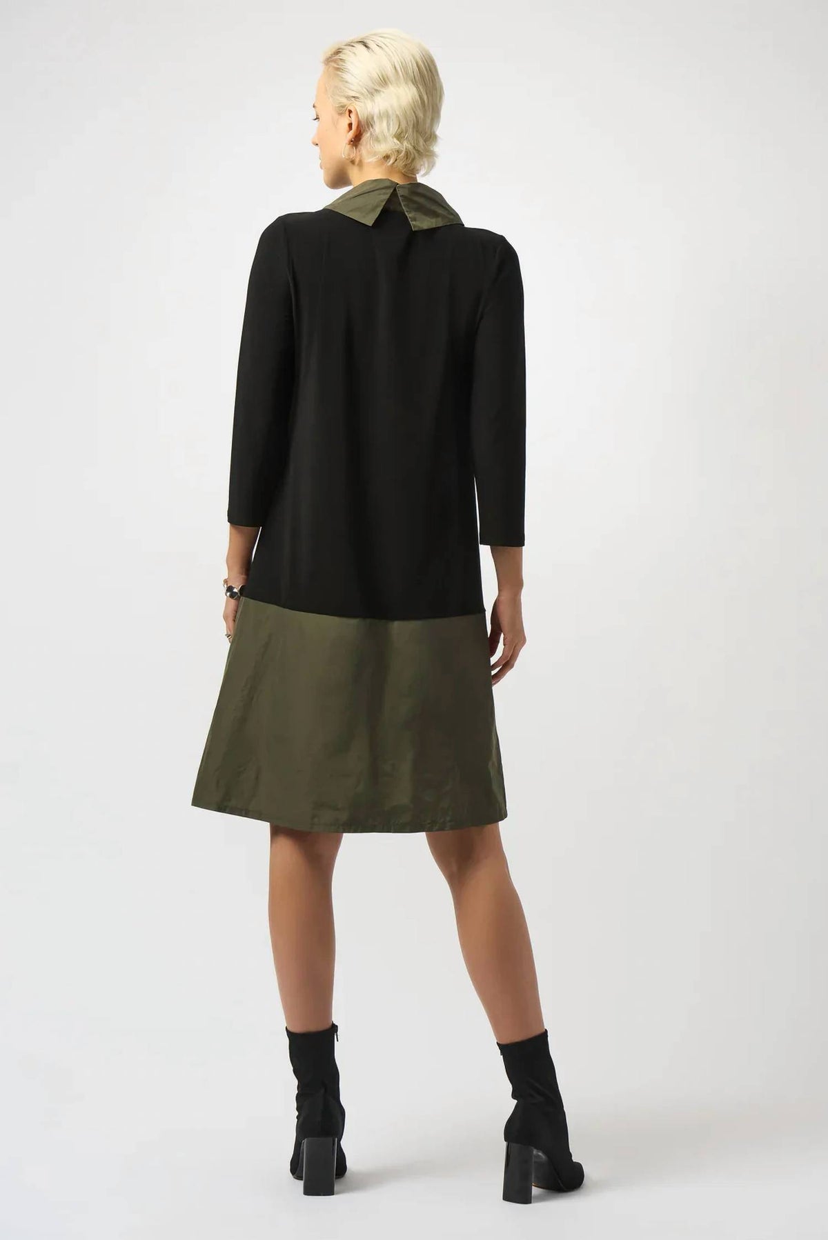 Joseph Ribkoff - Color Block 3/4 Sleeves Dress