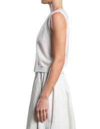 Pharoah - Tally Vest In Dulce Knitwear