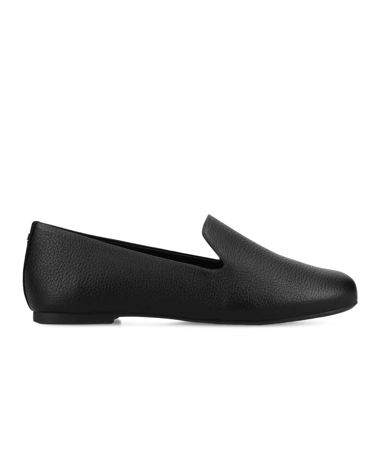 Birdies Women's Starling Leather Loafers in black - women's flats - detail view