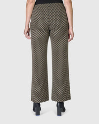 ALEMBIKA Brienne Mid Rise Trousers in hive - women's pants - detail view