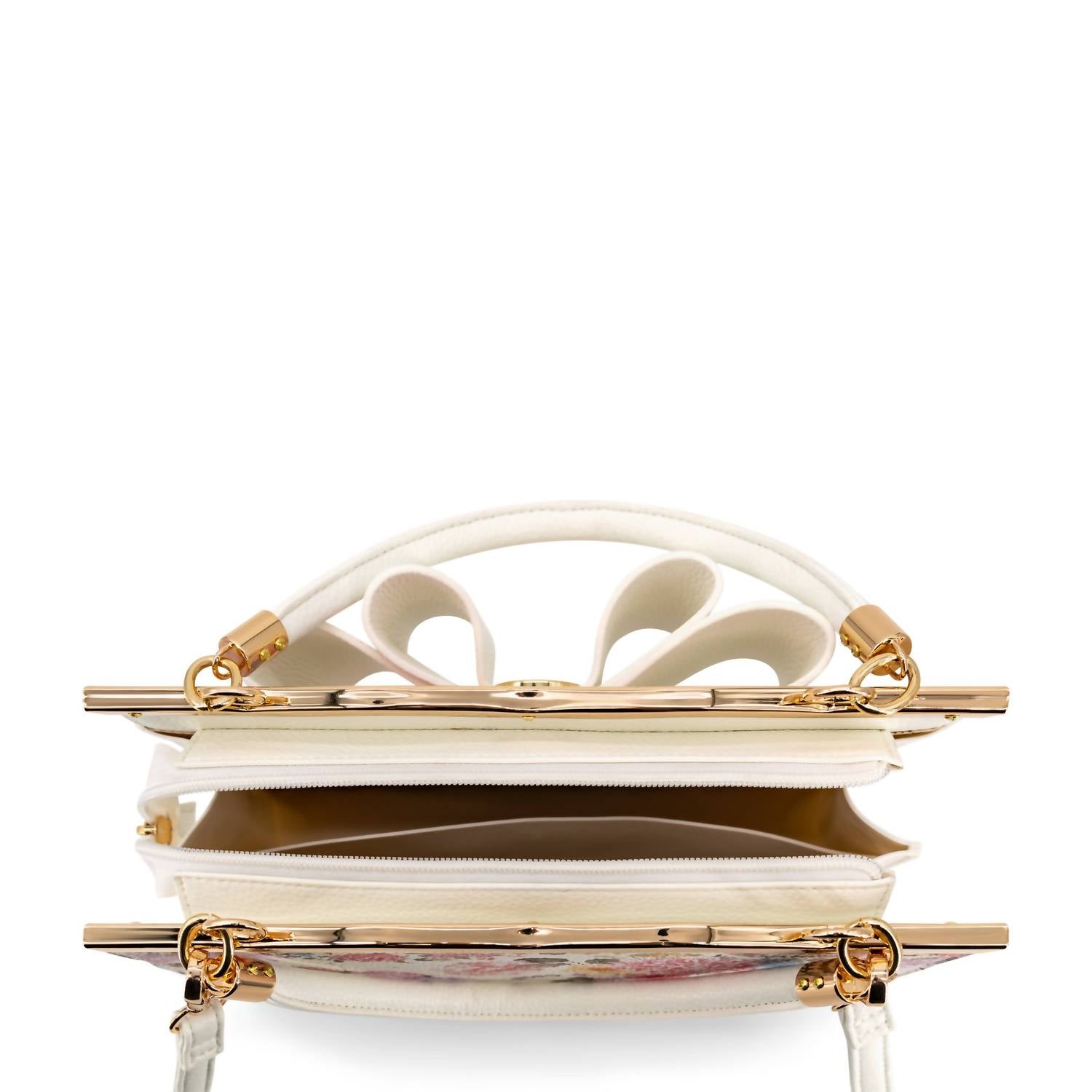 Like Dreams Women's Amelie Floral Bow Crossbody Bag in ivory - women's bag - view 4
