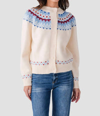 Pinch - Hilda Nordic Button Down Cardigan