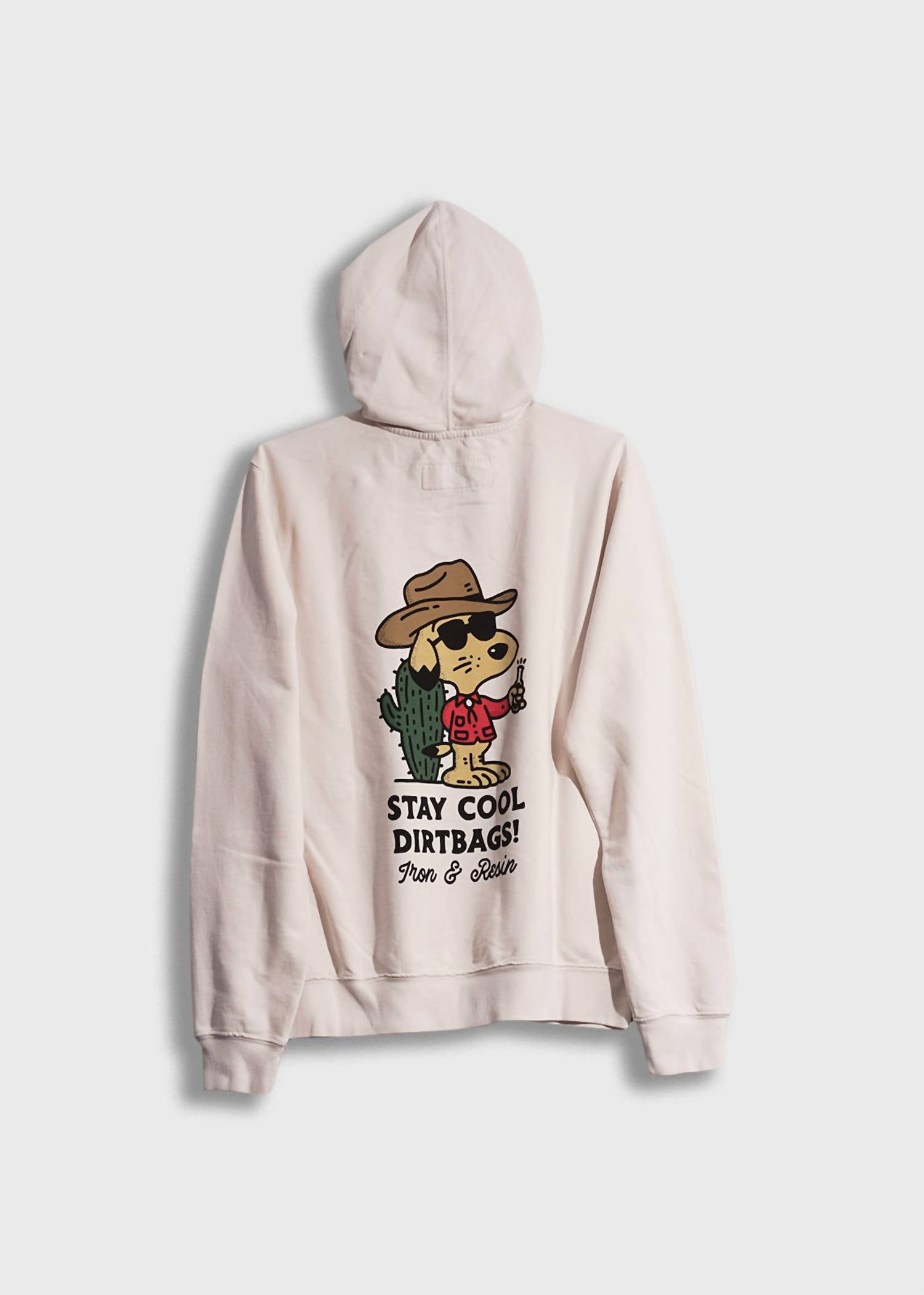 Iron & Resin Men's Stay Cool Hoodie in natural - men's shirt