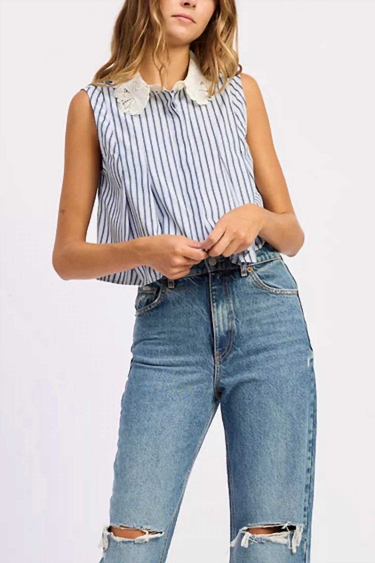 En Saison - Clara Stripe Top