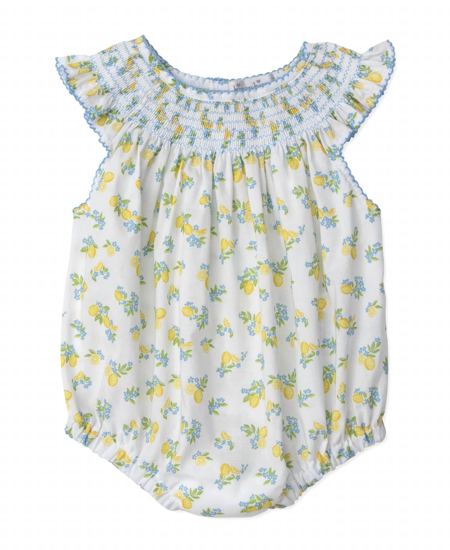 Kissy Kissy - Girl's Hand Smocked Ruffled Playsuit