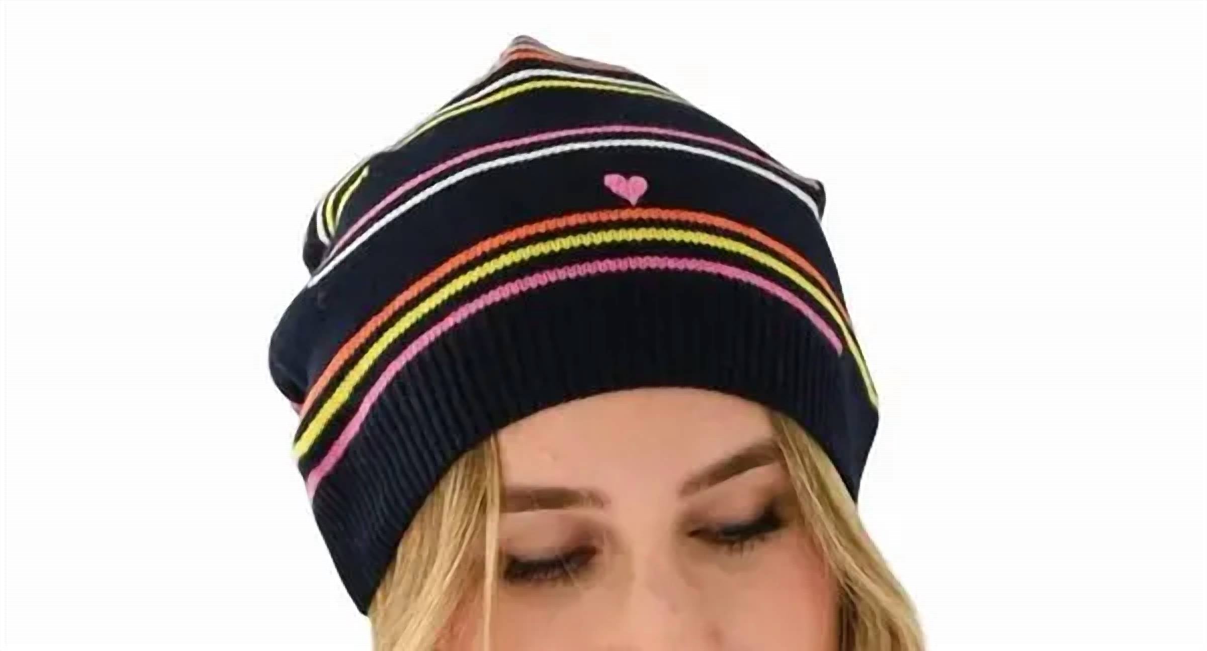 Kerri Rosenthal - Edited Stripe Beanie Hat