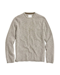 Billy Reid Tuck Stripe Crew Sweater in green - women's sweater - alternate view