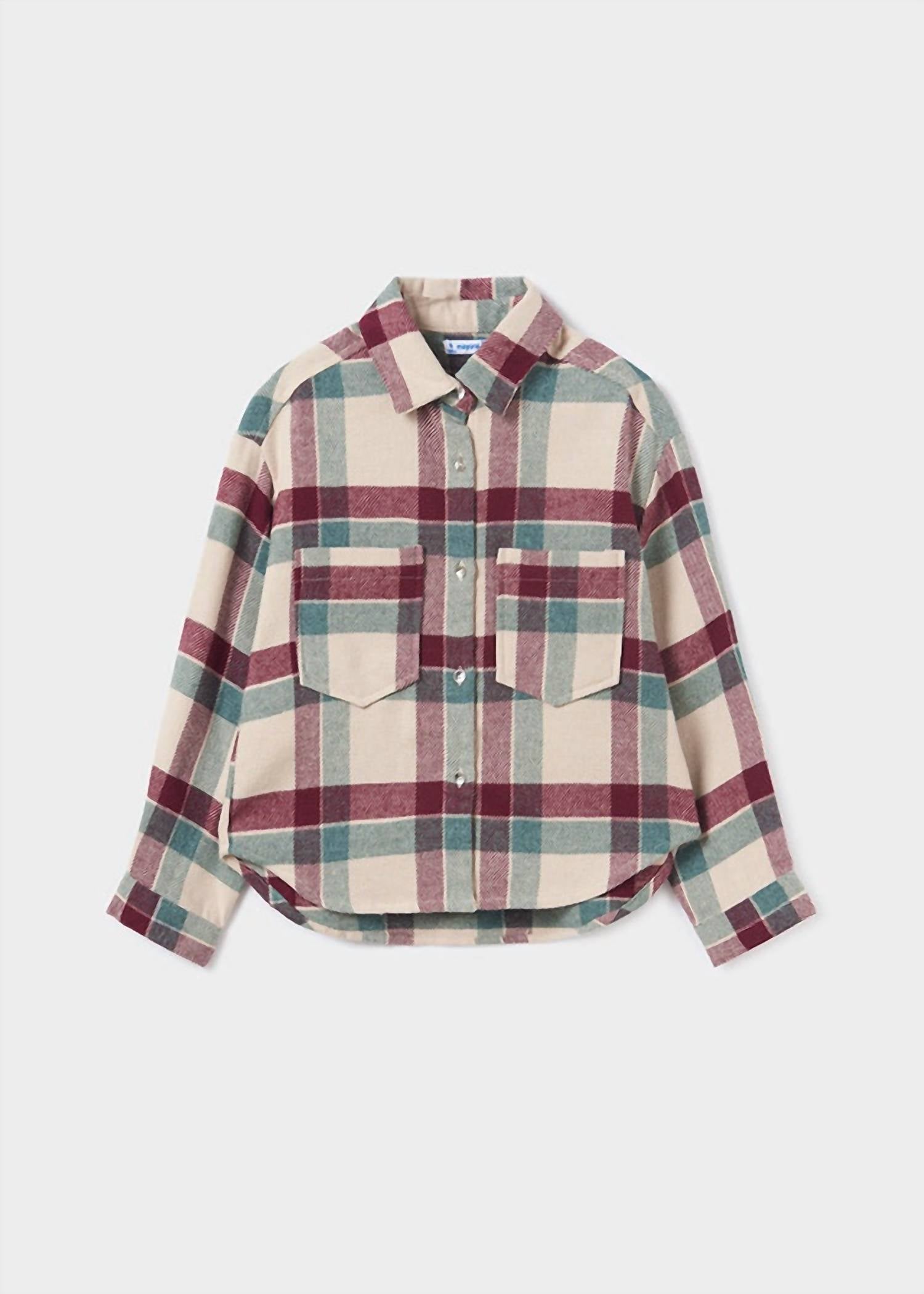 Mayoral - Checked Overshirt