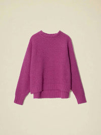 XIRENA Kenden Split Hem Sweater in roselle - women's sweater