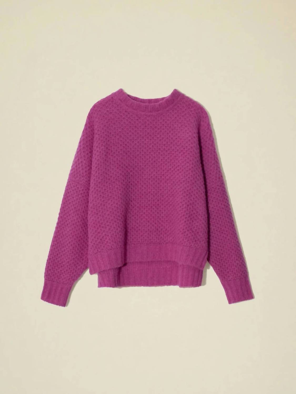XIRENA Kenden Split Hem Sweater in roselle - women's sweater