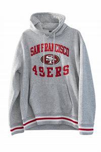 Ultra Game Men's Nfl San Francisco 49ers Big Logo Super Soft Hoodie Sweatshirt in grey - men's shirt