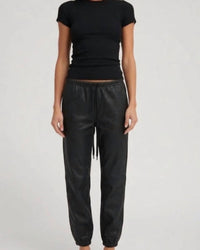 Sprwmn - Leather Drawstring Jogger