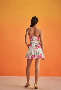 Hemant & Nandita - Strapless Short Dress