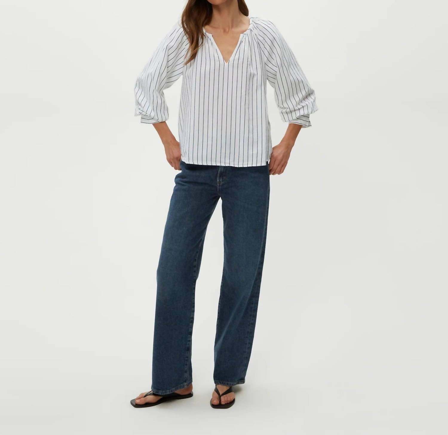 Michael Stars - Cleo Notch Blouse