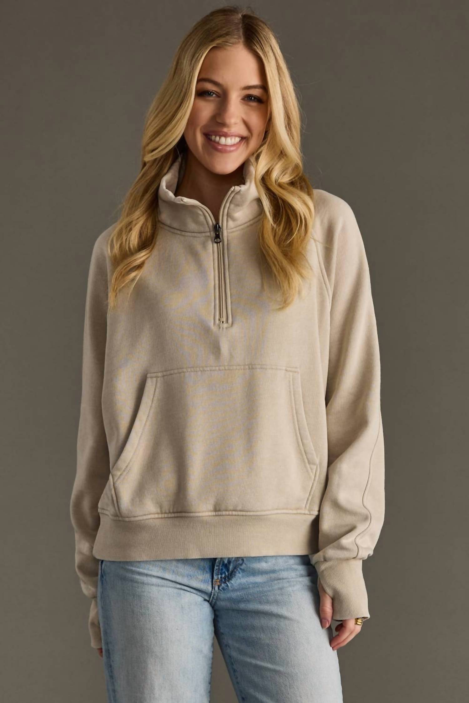 Panache Apparel - Quarter Zip Sweatshirt