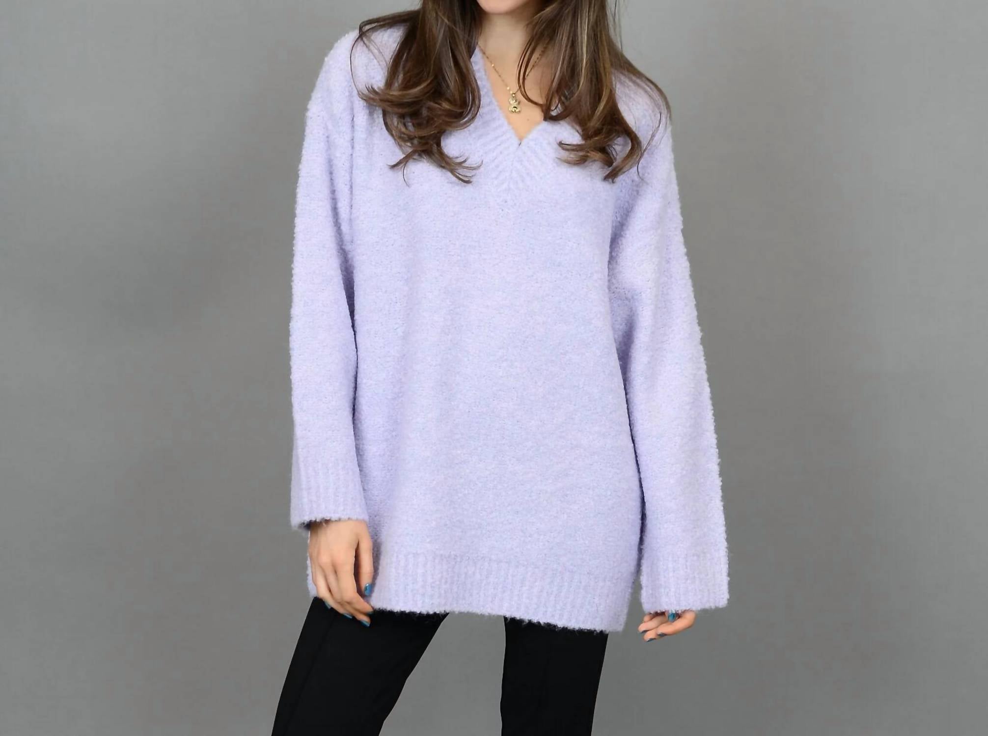 Rd Style - Hripsme Long Sleeve V-Neck Pullover