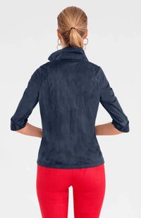 Gretchen Scott - Twist and Shout Ultra Suede Top